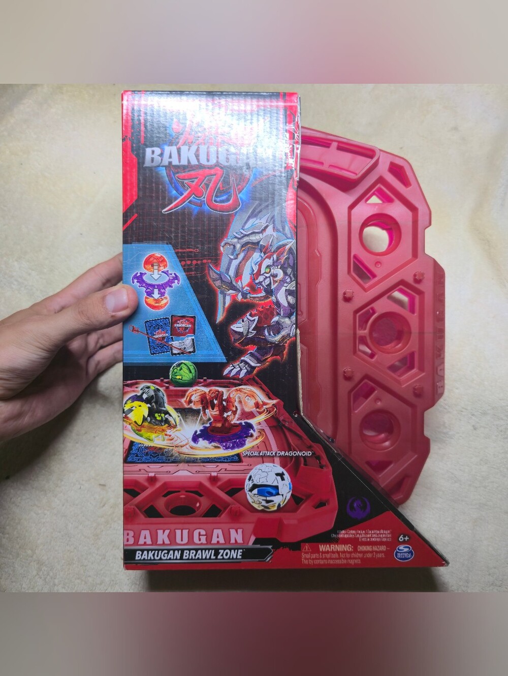 Bakugan Brawl Zone Compact Playset with Special Attack Dragonoid
